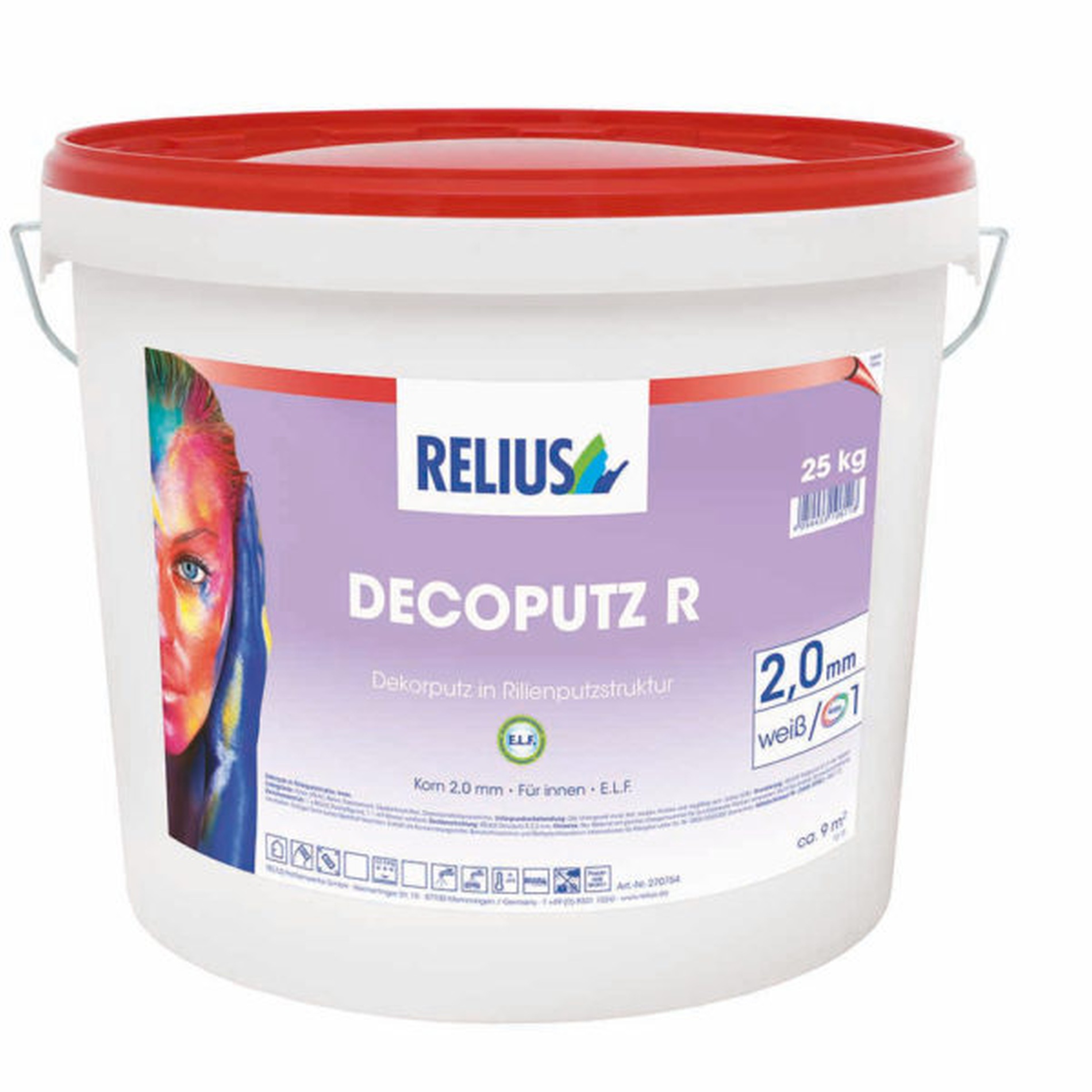 Relius Decoputz R ELF Innen 1,5 mm weiß / Basis 1 25 kg