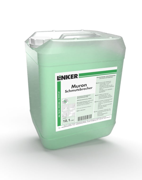 Linker Chemie Muron Schmutzbrecher Grundreiniger alkalischer Totalreiniger 10,1 Liter