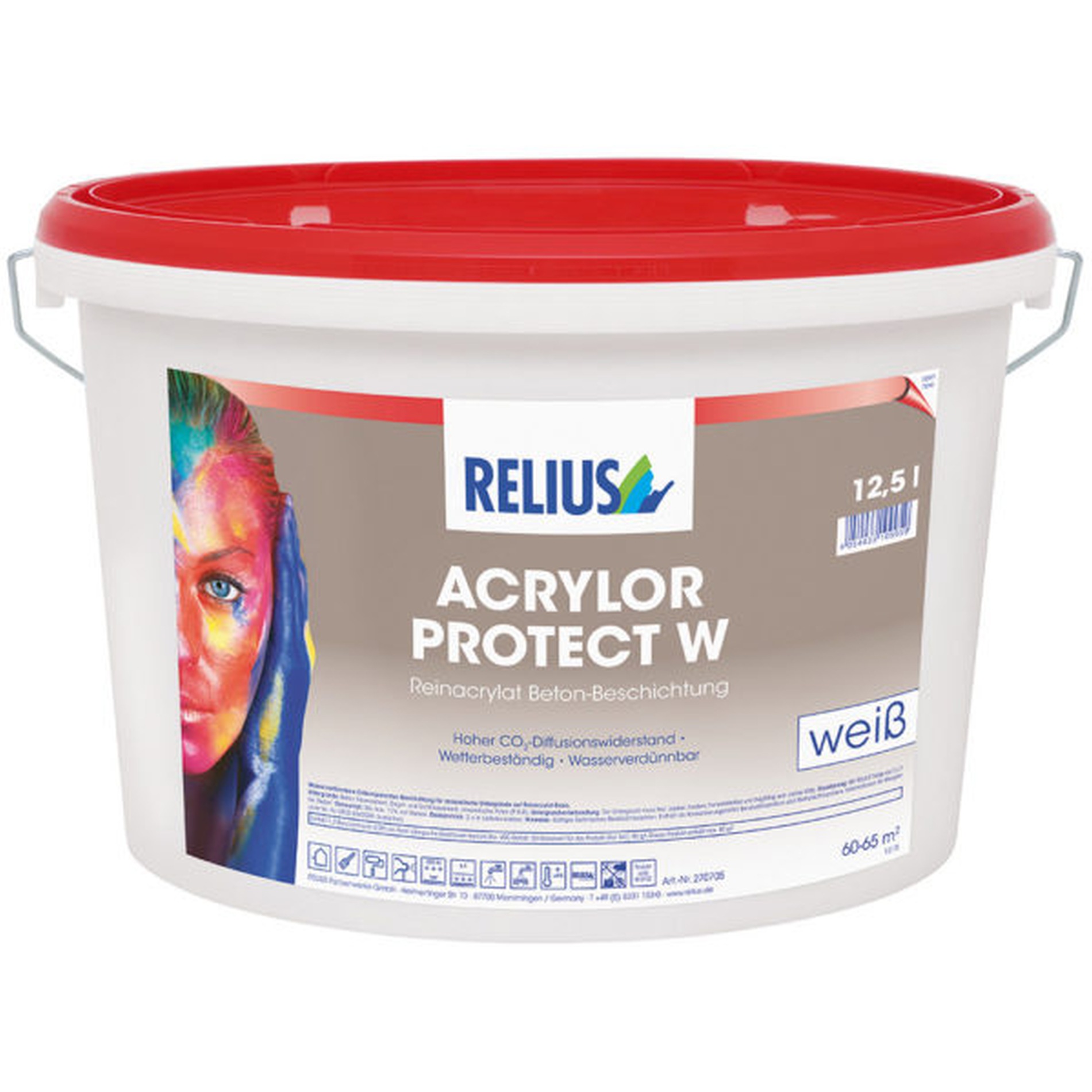 Relius Acrylor Protect W weiß 12,5 Liter