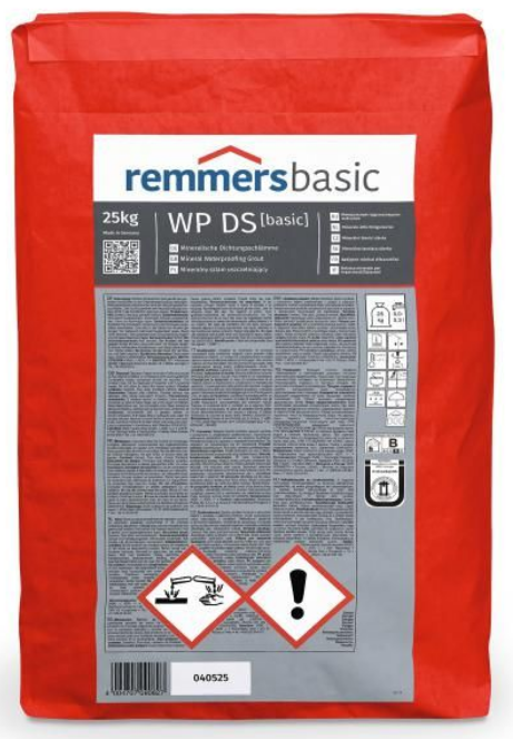 Remmers WP DS (basic) starre mineralische Dichtungsschlämme 25 kg grau
