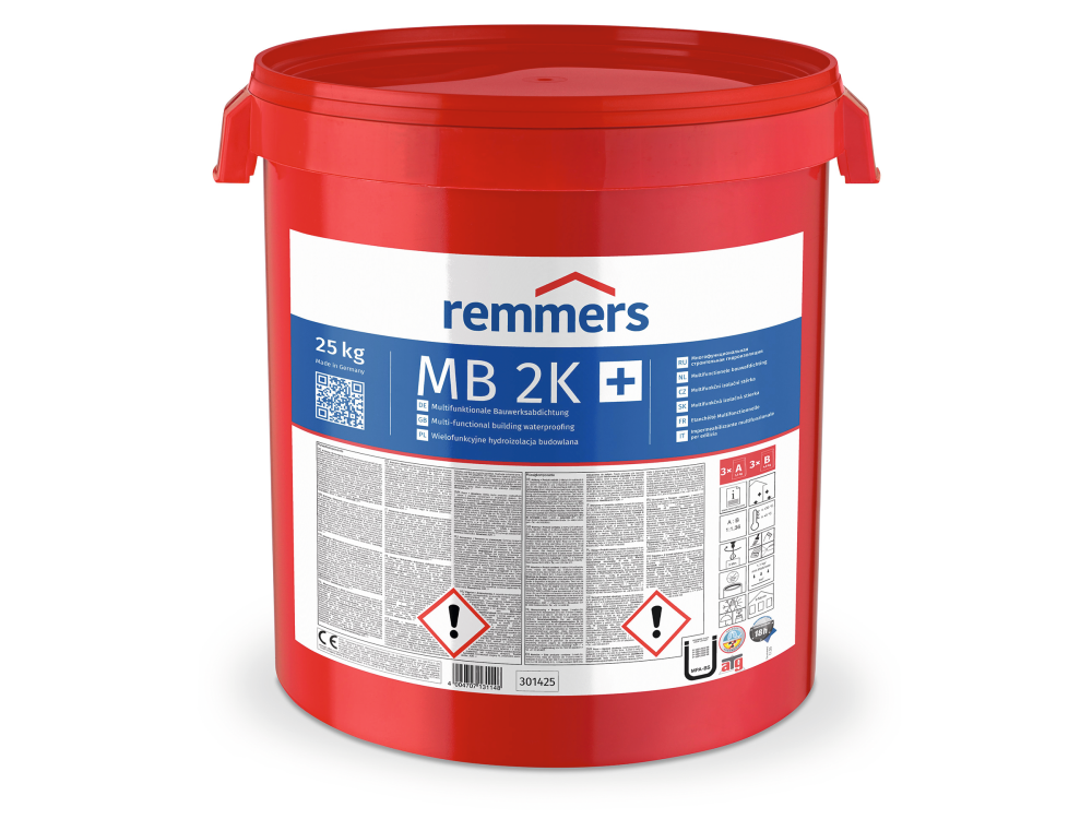 18 x Remmers MB 2K Multi-Baudicht Dickbeschichtung Dichtungsschlämme 25 kg