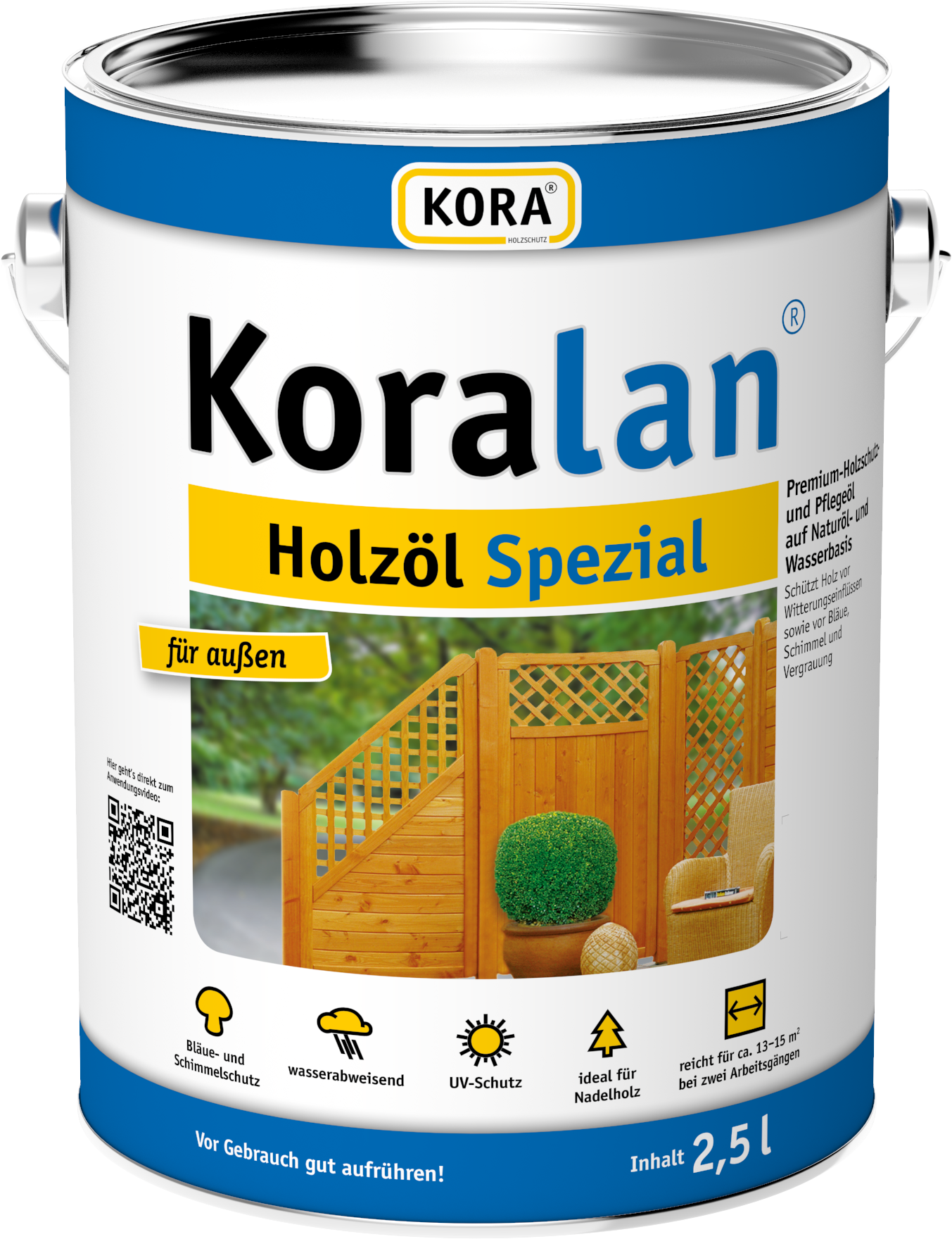 KORA Koralan Holzöl Spezial Bangkirai 0,75 Liter