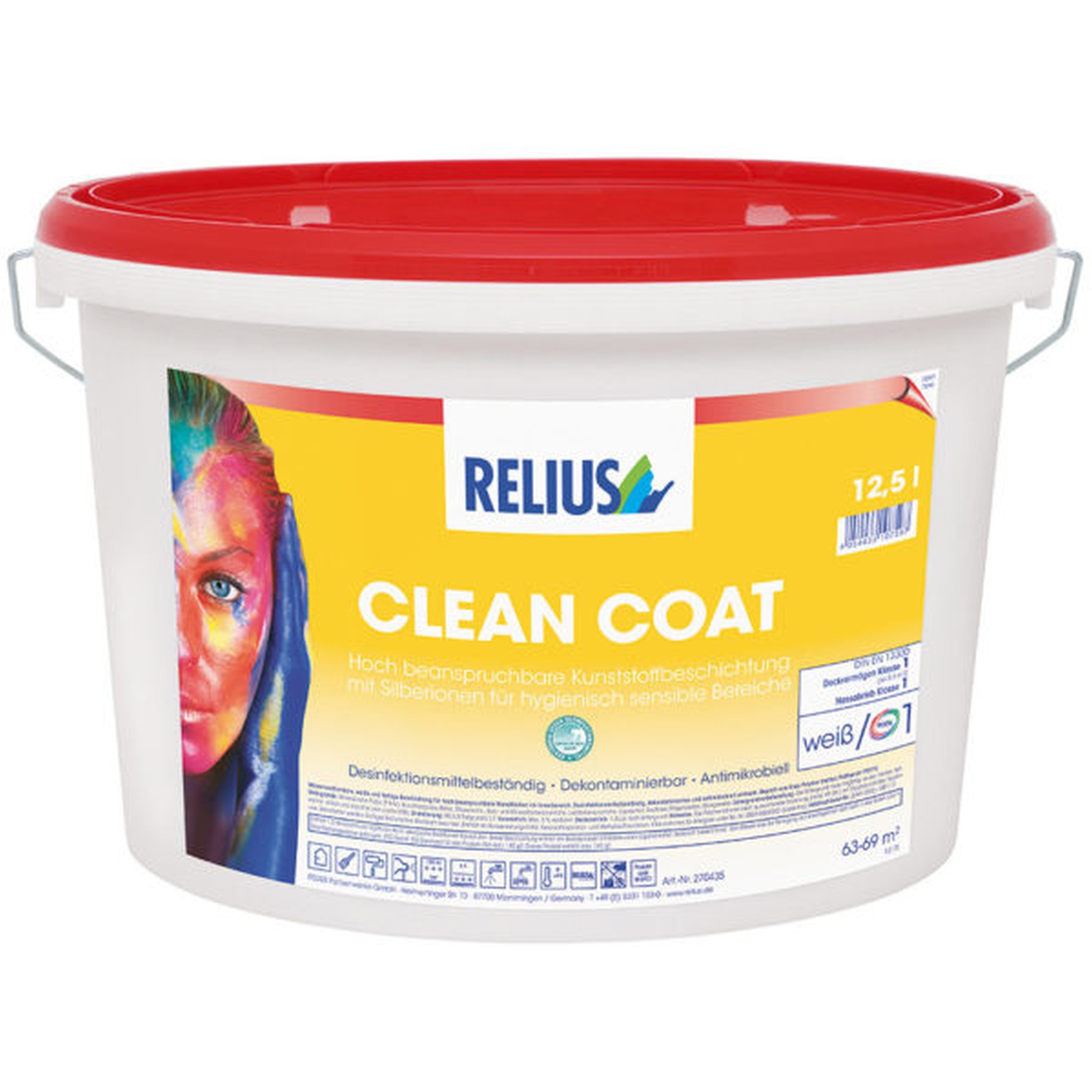 Relius Clean Coat weiß / Basis 1 6 Liter