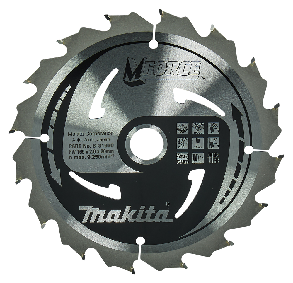 Makita Sägeblatt-MFORCE 165x20x16Z