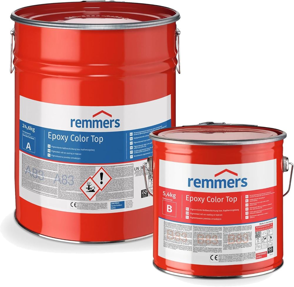 Remmers Epoxy Color Top Rollbeschichtung Kopfversiegelung 30 kg in 6 Farben