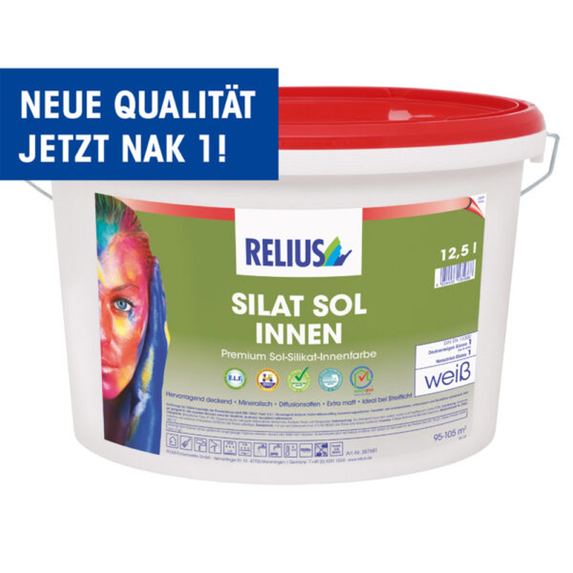 Relius Silat Sol Innen Wandfarbe weiß