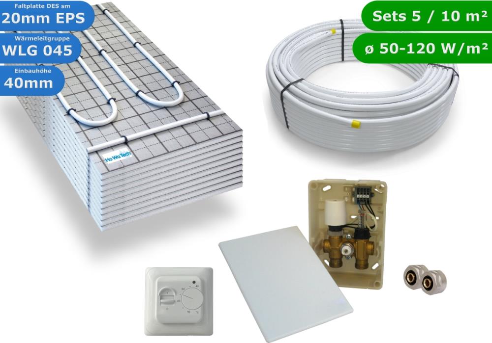 HWT TAC Fußbodenheizung Set & E-Regelbox Standard