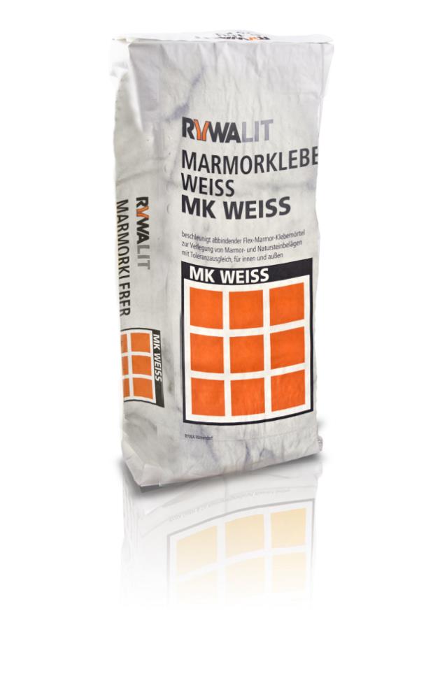 42 Sack Rywa Rywalit MK Flex Marmorkleber Fliesenkleber C2 FT Weiss 25 kg