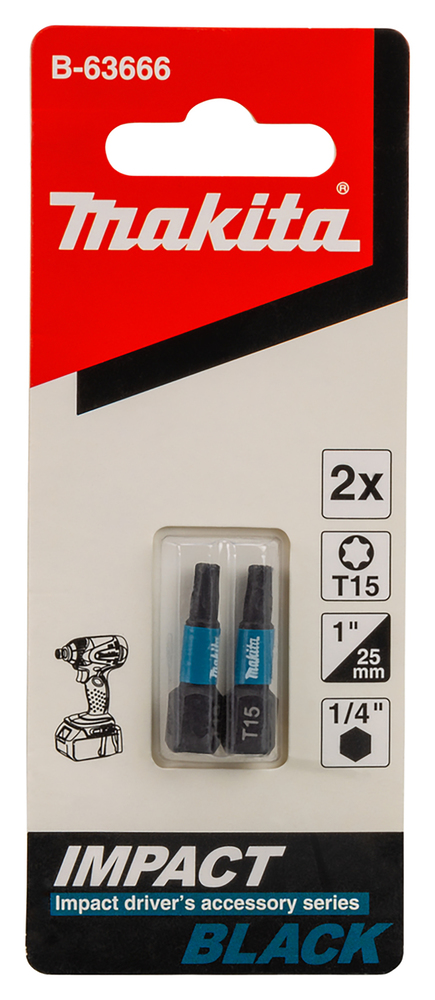 Makita Bits TX 15x25 mm (2 Stück) B-63666