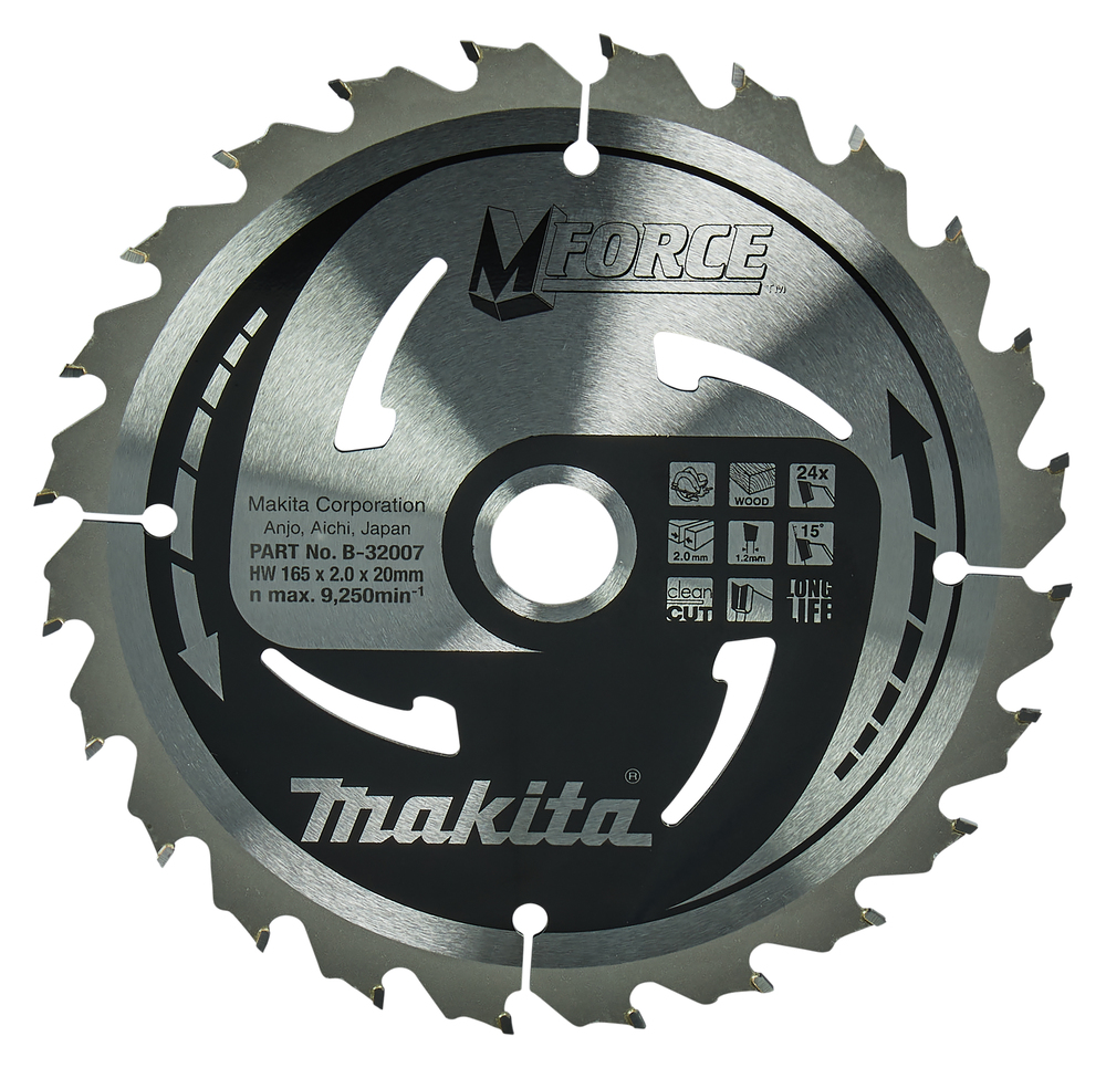 Makita Sägeblatt-MFORCE 165x20x24Z