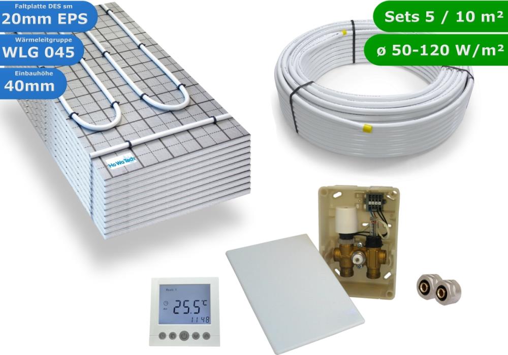 HWT TAC Fußbodenheizung Set & E-Regelbox Digital