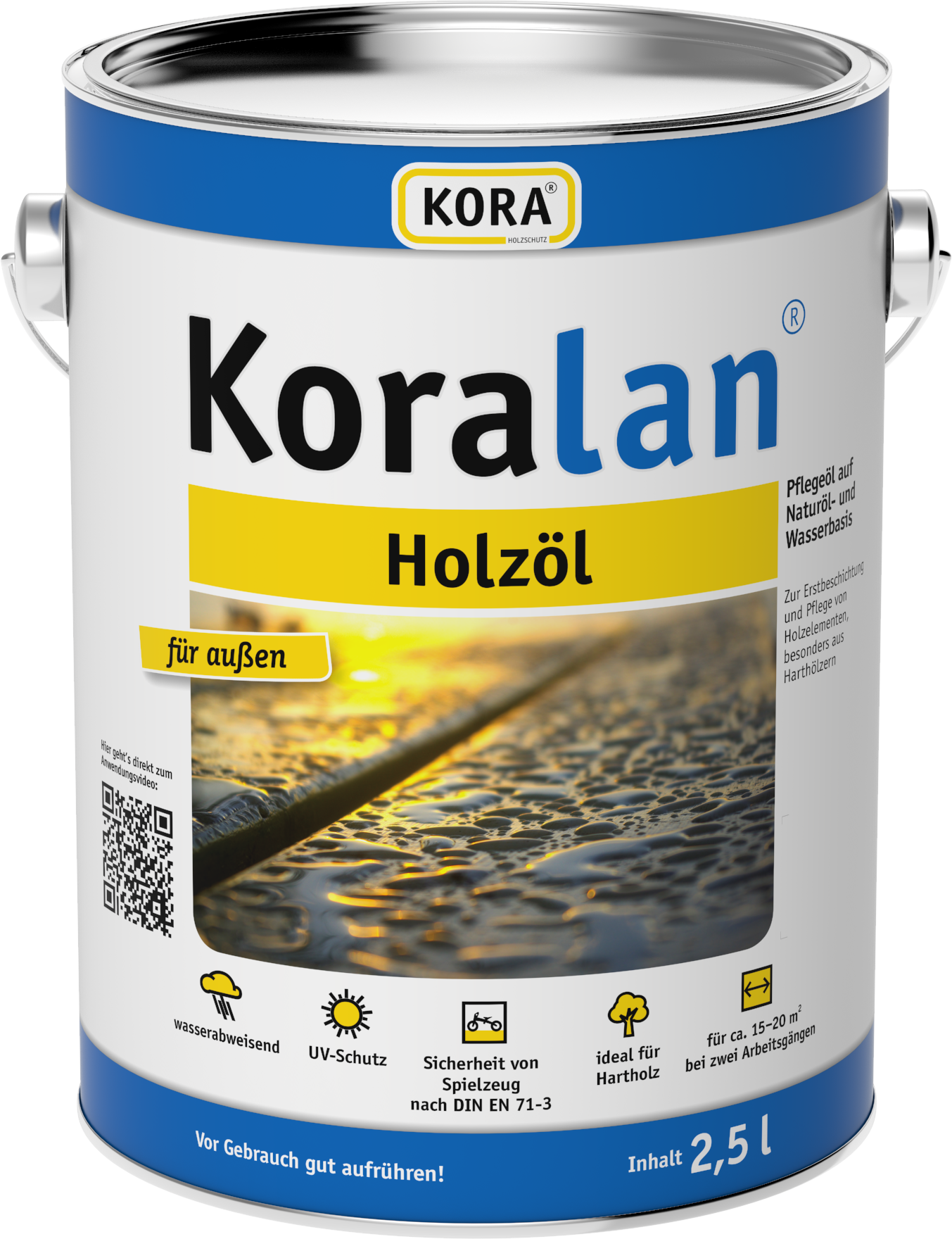 KORA Koralan Holzöl Bangkirai 0,75 Liter