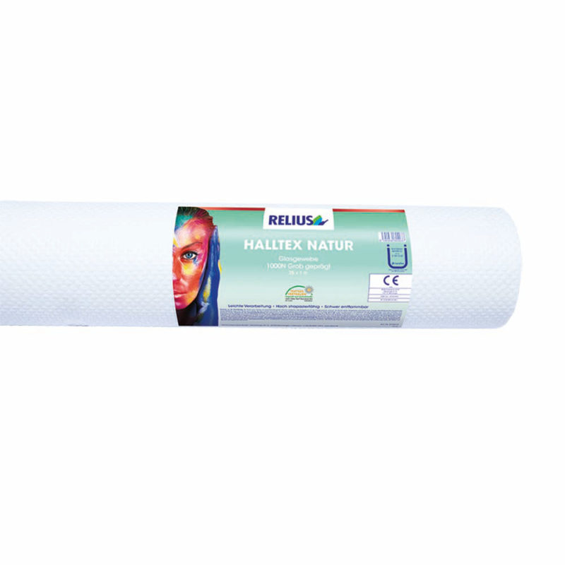 Relius Halltex Glasgewebe Gewebe "Natur" 25 qm