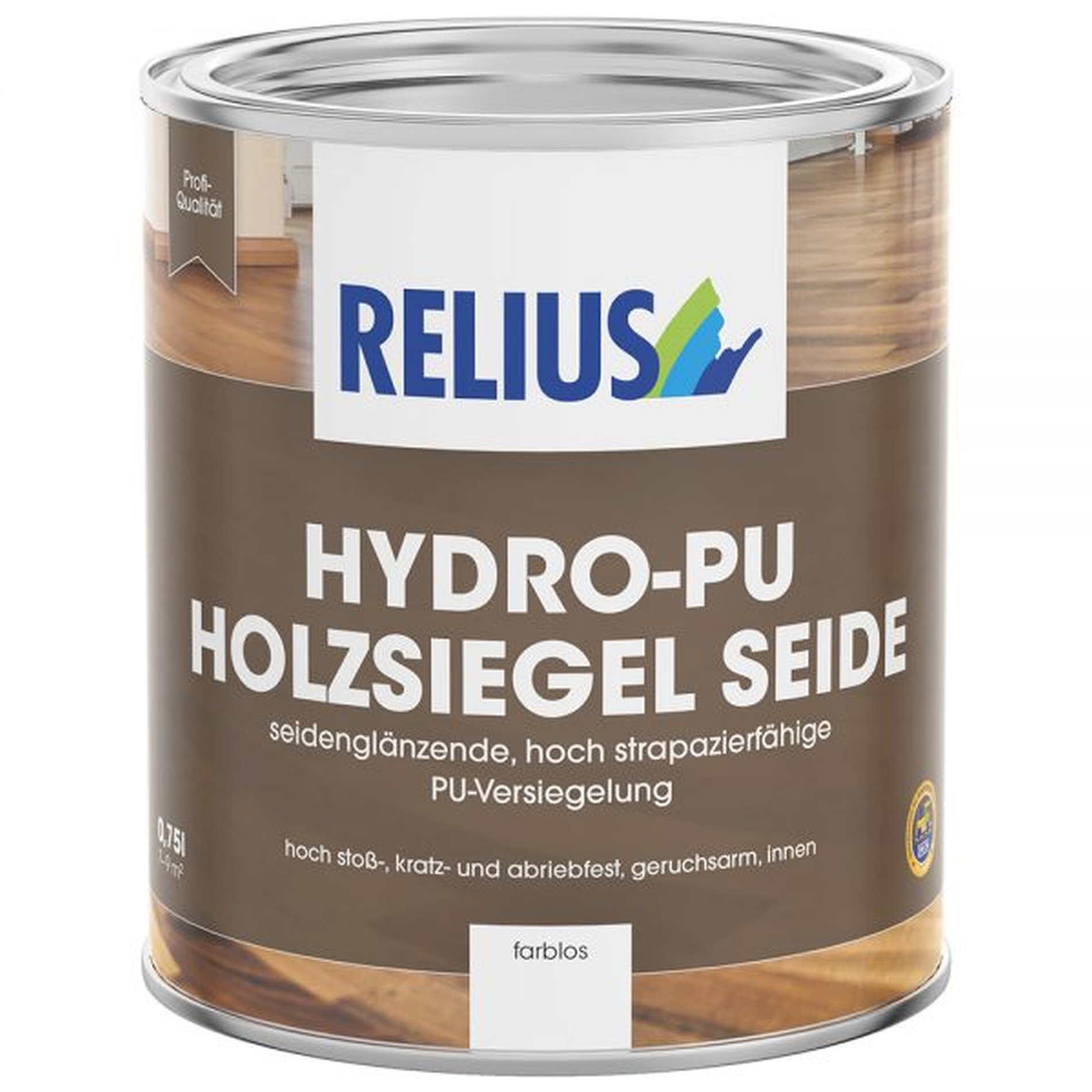 Relius Hydro-PU Holzsiegel Seide Klarlack farblos