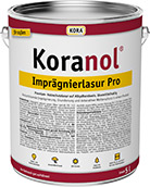 KORA Koranol Imprägnierlasur PRO 2,50 Liter in 17 Farben