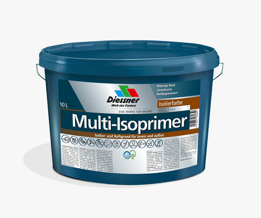 Diessner Multi-Isoprimer Grundierung Isolierfarbe weiss 2,5 Liter