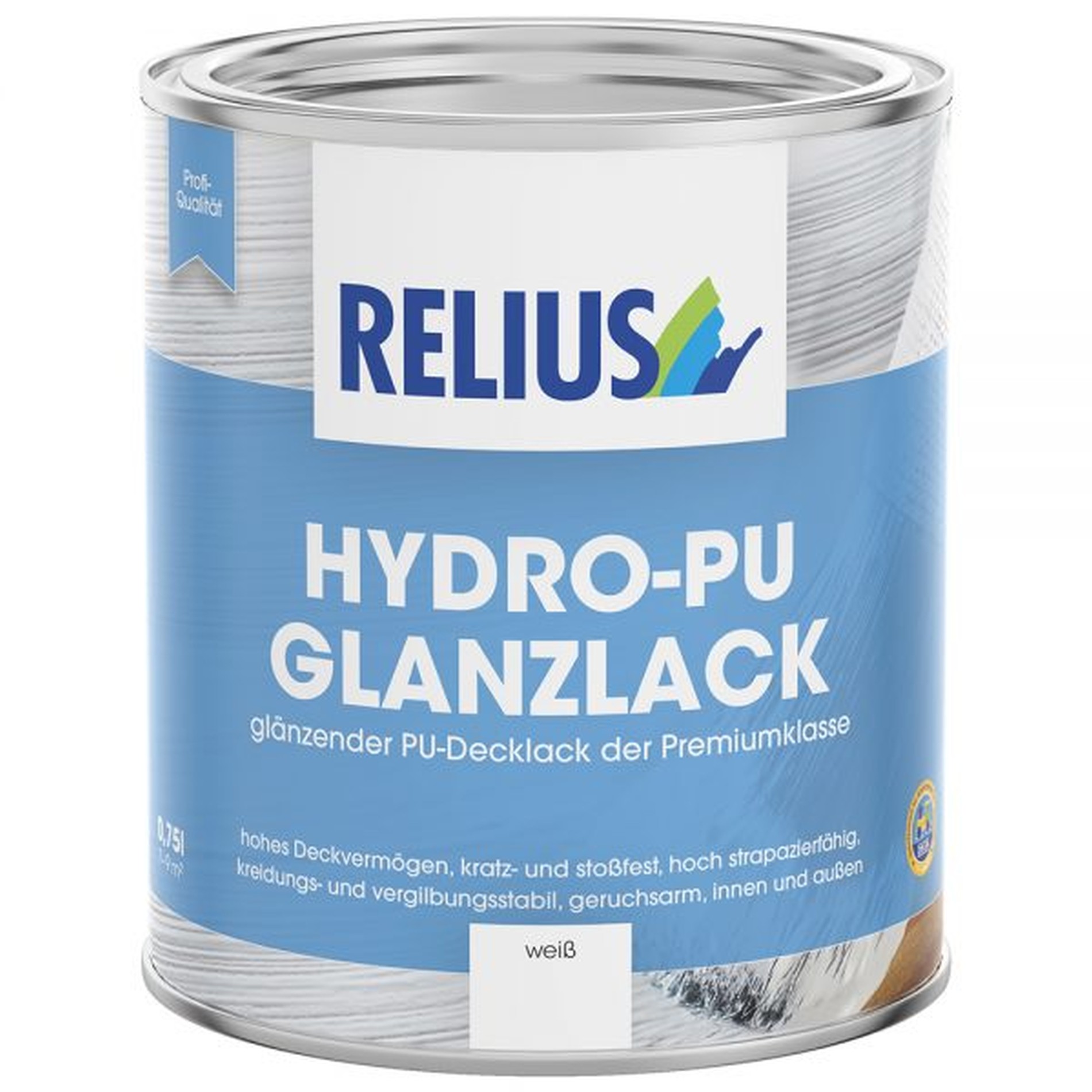 Relius Hydro-PU Glanzlack Bautenlack weiß