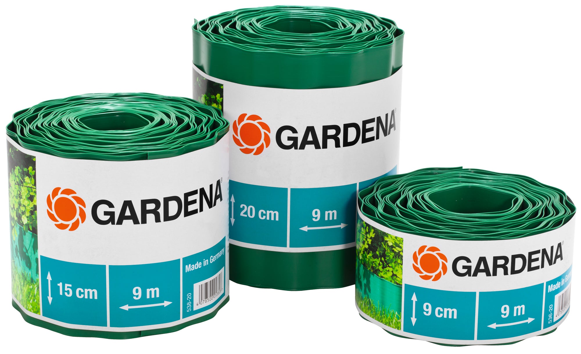 Gardena Rasen- und Beeteinfassung 20 cm hoch #00540-20.