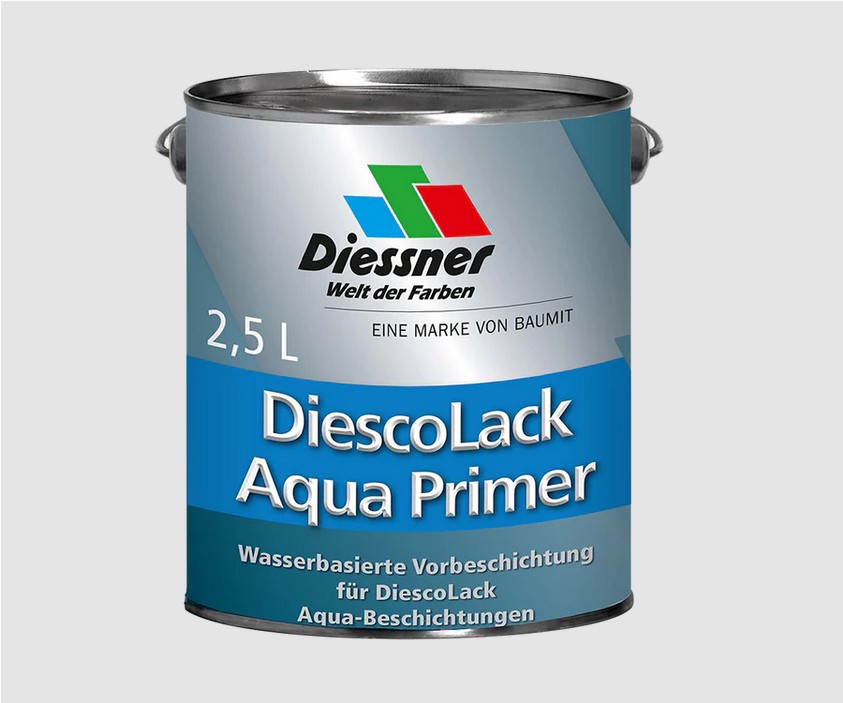 Diessner DiescoLack Aqua Primer Grund- und Vorlack weiss 1 Liter