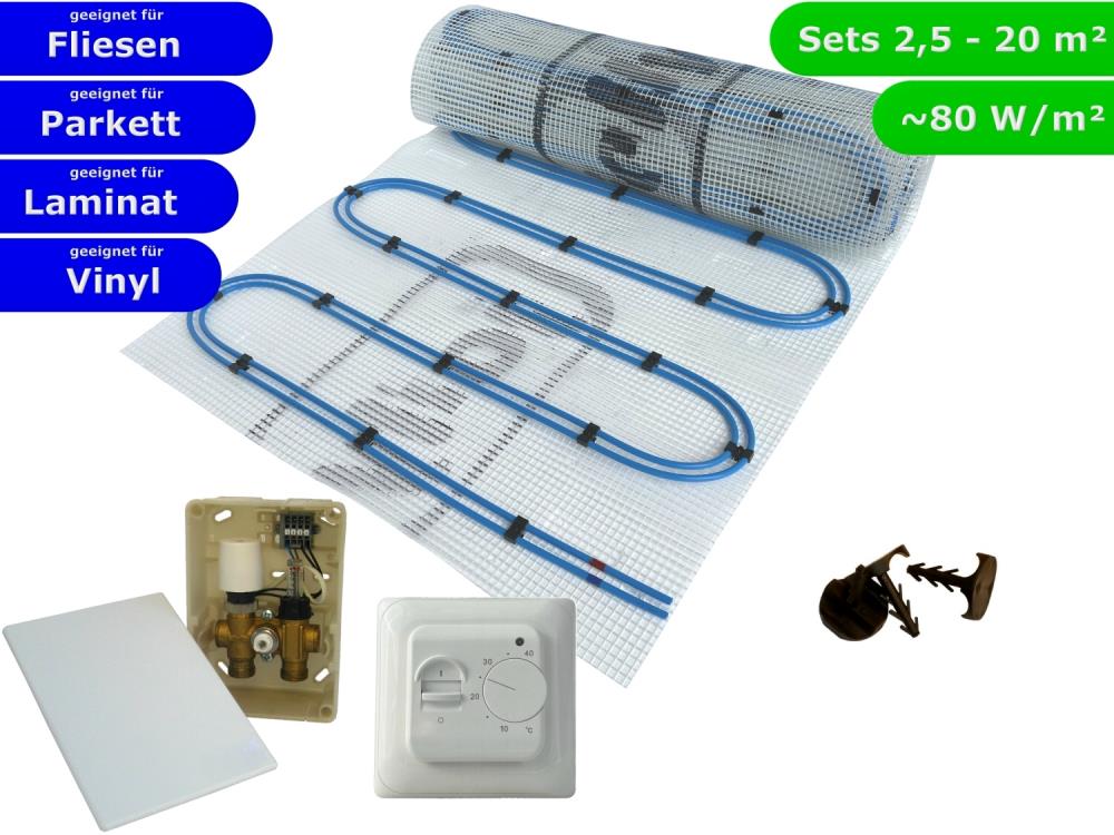 HWT Fußbodenheizung Set Duo & E-Regelbox Standard